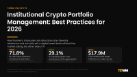 Institutional Crypto Portfolio Management: Best Practices for 2026. How founders, treasuries and allocators size, diversify, rebalance and exit a digital asset book.